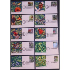 #4474 Hawaiian Rain Forest S Curtis FDC Set