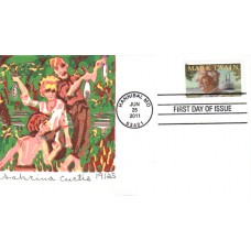 #4545 Mark Twain S Curtis FDC