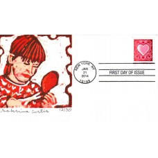 #4847 Love - Heart S Curtis FDC