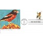 #4887 Evening Grosbeak S Curtis FDC