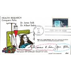 #2087 Health Research D'Autographe FDC