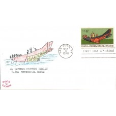 #1389 Haida Ceremonial Canoe David C FDC