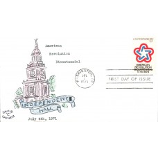 #1432 American Revolution David C FDC