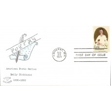 #1436 Emily Dickinson David C FDC