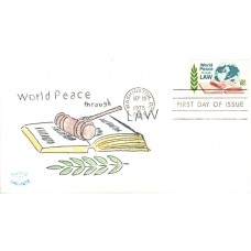 #1576 World Peace Through Law David C FDC