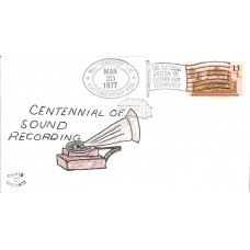 #1705 Sound Recordings David C FDC