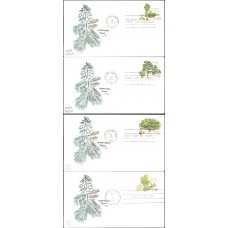 #1764-67 American Trees David C FDC Set