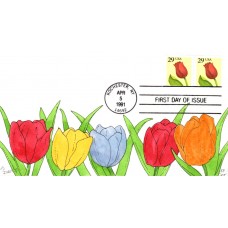 #2527 Tulip Davis FDC