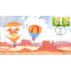 #2530 Hot Air Ballooning Davis FDC