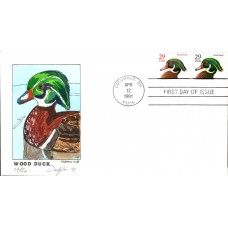 #2484-85 Wood Duck DeSpain FDC