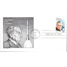 #2699 Theodore von Karman DeSpain FDC