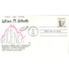 #1868 Lillian M. Gilbreth DHC FDC