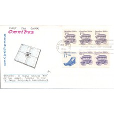 #2225 Omnibus 1880s DHC FDC