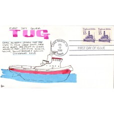 #2260 Tugboat 1900s DHC FDC