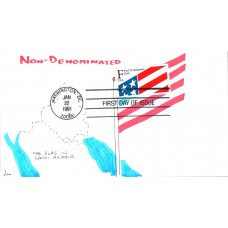 #2522 US Flag DHC FDC