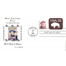 #2177 Buffalo Bill Cody Doback FDC