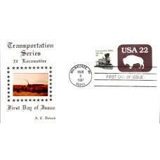 #2226 Locomotive 1870s Doback FDC