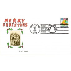 #2245 Christmas Village Doback FDC