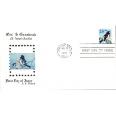 #2284 Grosbeak Doback FDC