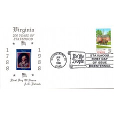 #2345 Virginia Statehood Doback FDC