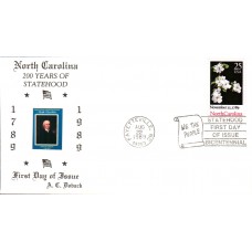 #2347 North Carolina Statehood Doback FDC