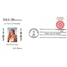 #2349 US - Morocco Doback FDC