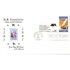 #2360 US Constitution Combo Doback FDC