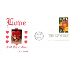 #2379 Love - Rose Doback FDC