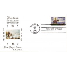 #2401 Montana Statehood Doback FDC