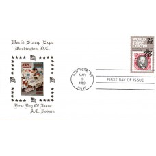 #2410 World Stamp Expo Doback FDC