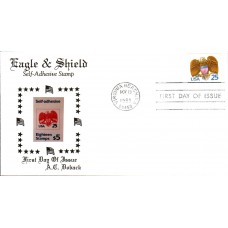 #2431 Eagle and Shield Doback FDC