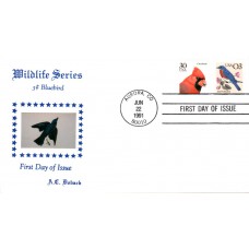 #2478 Eastern Bluebird Doback FDC