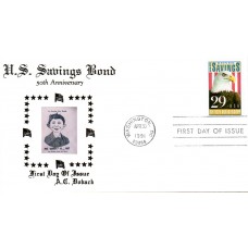 #2534 US Savings Bonds Doback FDC