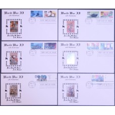 #2765 World War II: 1943 Doback FDC Set