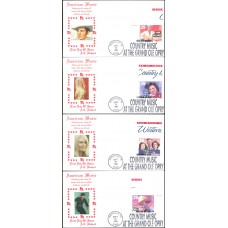 #2771-74 Country Music Doback FDC Set