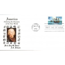 #2805 Columbus at Puerto Rico Doback FDC