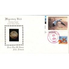 #RW55 Snow Goose Plate Doback FDC