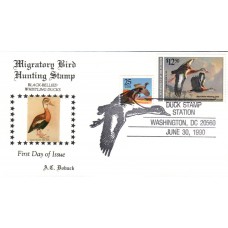 #RW57 Black Bellied Whistling Duck Doback FDC
