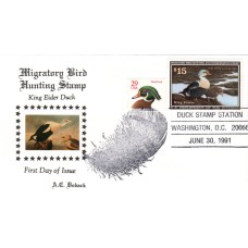 #RW58 King Eiders Doback FDC 