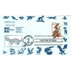 #2295 Gray Squirrel Dome FDC