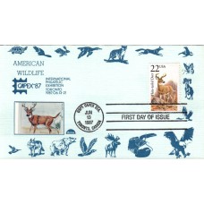 #2317 White-tailed Deer Dome FDC