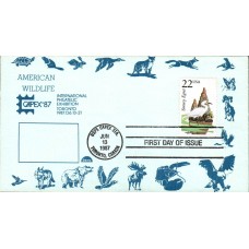 #2321 Snowy Egret Dome FDC