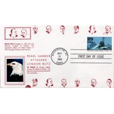 #2765a German U-Boat Battles Dome FDC