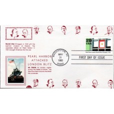 #2765i Gold Stars Dome FDC