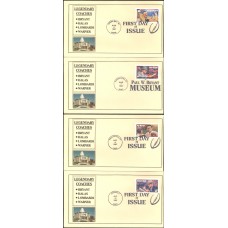 #3147-50 Legendary Football Coaches Dome FDC Set