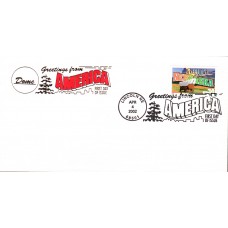 #3587 Greetings From Nebraska Dome FDC