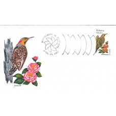 #1953 Alabama Birds - Flowers Doneilo FDC