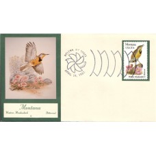 #1978 Montana Birds - Flowers Double A FDC