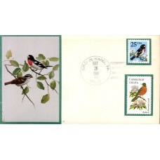 #2284 Grosbeak Combo Double A FDC