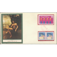 #2395 Happy Birthday Combo Double A FDC